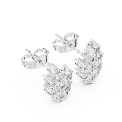Marqessa Curl Diamond Earrings