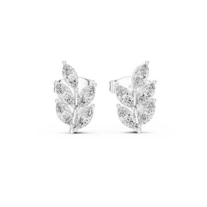 Marqessa Curl Diamond Earrings