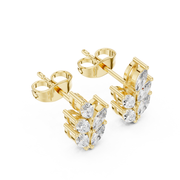 Marqessa Curl Diamond Earrings