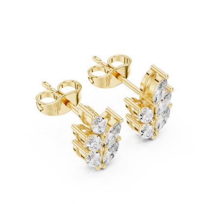 Marqessa Curl Diamond Earrings