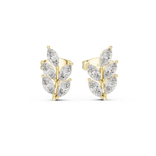 Marqessa Curl Diamond Earrings