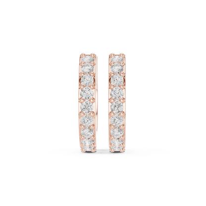 Ivory Glow Diamond Earrings