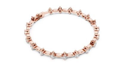Starlight Spine Diamond Bracelet
