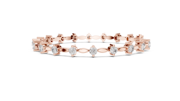 Starlight Spine Diamond Bracelet