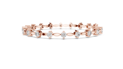 Starlight Spine Diamond Bracelet