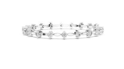 Starlight Spine Diamond Bracelet