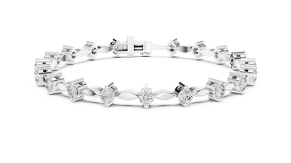 Starlight Spine Diamond Bracelet