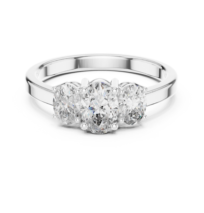 Noble Flame Diamond Ring