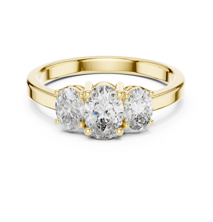 Noble Flame Diamond Ring