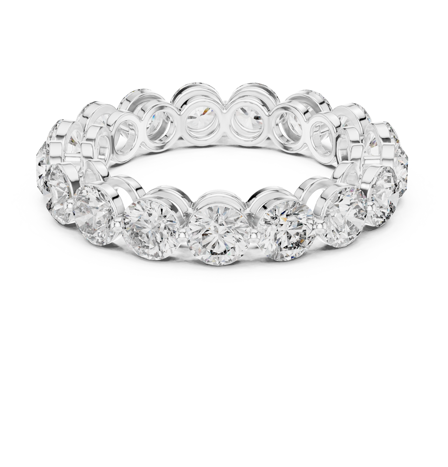 Riflesso Round Diamond Eternity Band