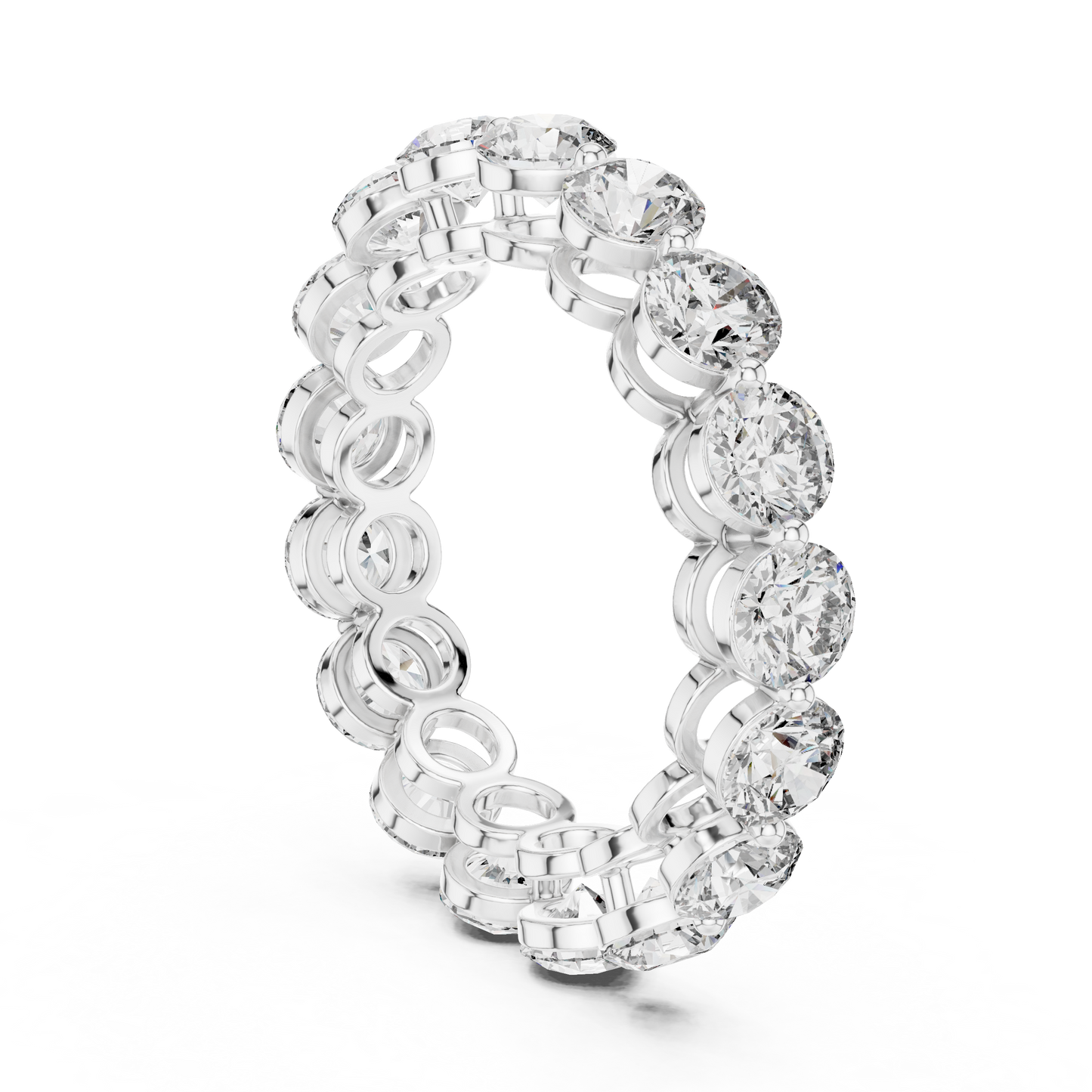 Riflesso Round Diamond Eternity Band