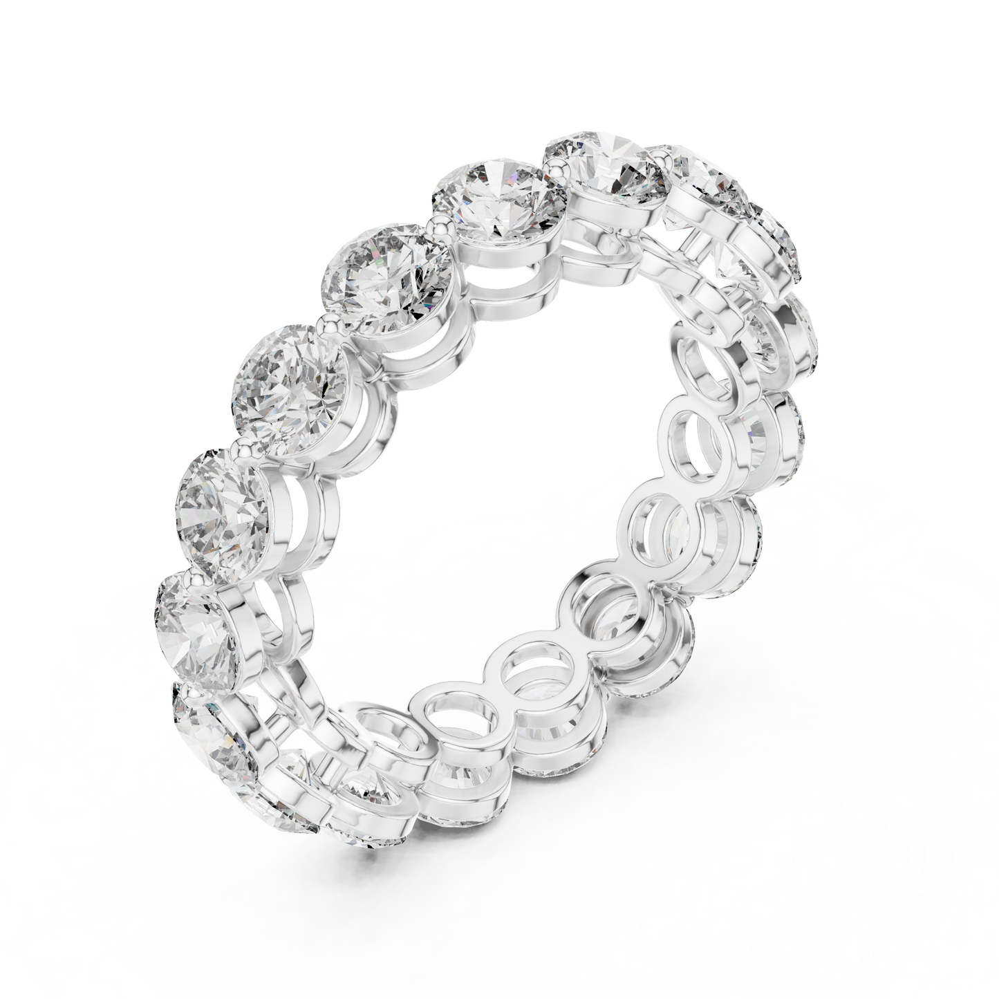 Riflesso Round Diamond Eternity Band