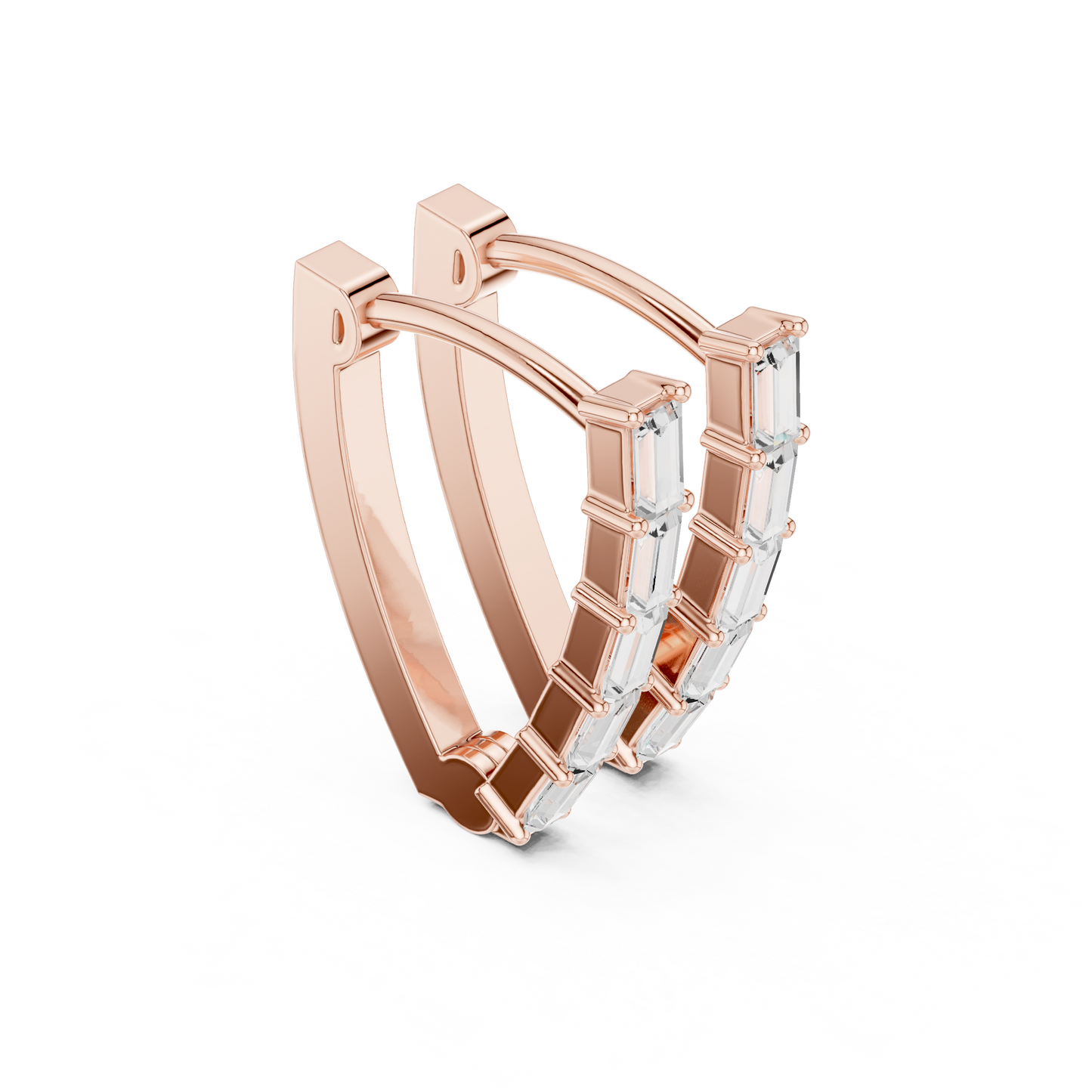 Starlace Loops Diamond Earrings