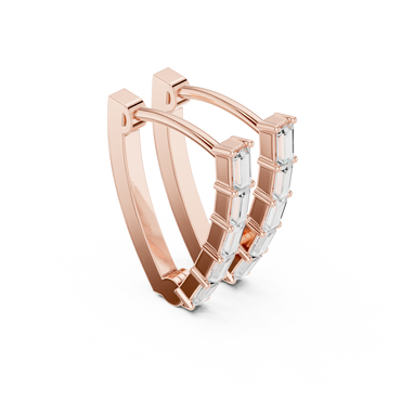 Starlace Loops Diamond Earrings