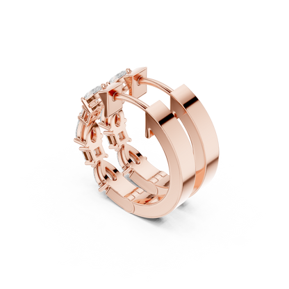 Shining Stella Diamond Earrings