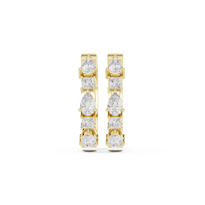 Shining Stella Diamond Earrings