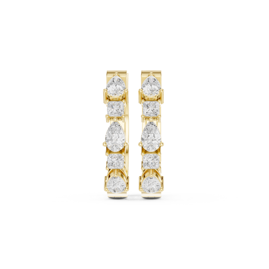 Shining Stella Diamond Earrings