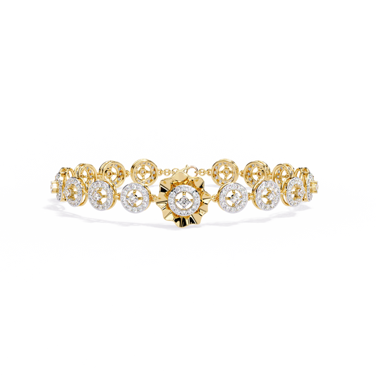 Celestial Charms Diamond Bracelet