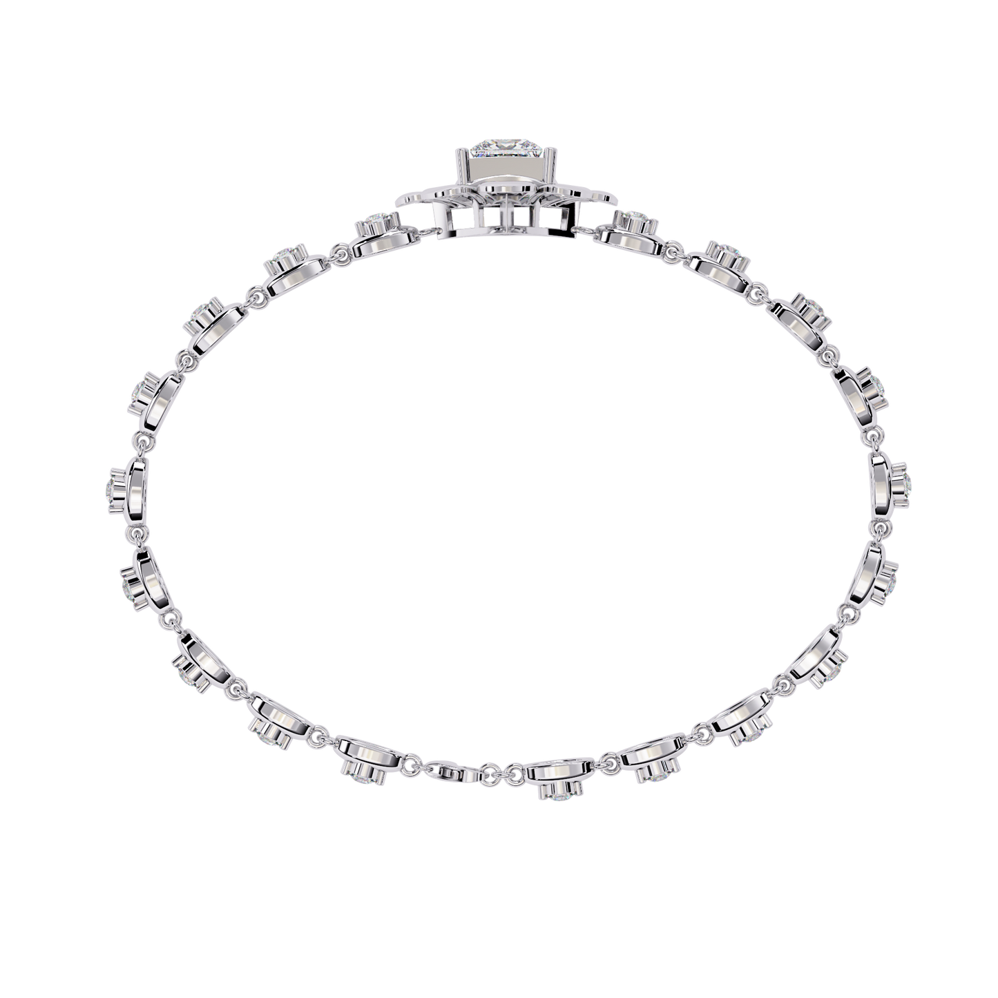 Graceful Spark Diamond Bracelet