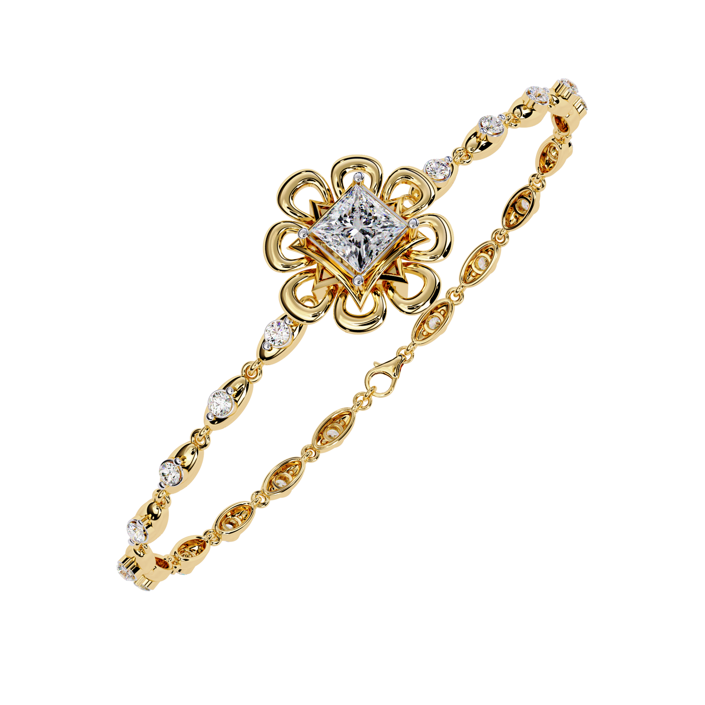Graceful Spark Diamond Bracelet