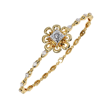 Graceful Spark Diamond Bracelet