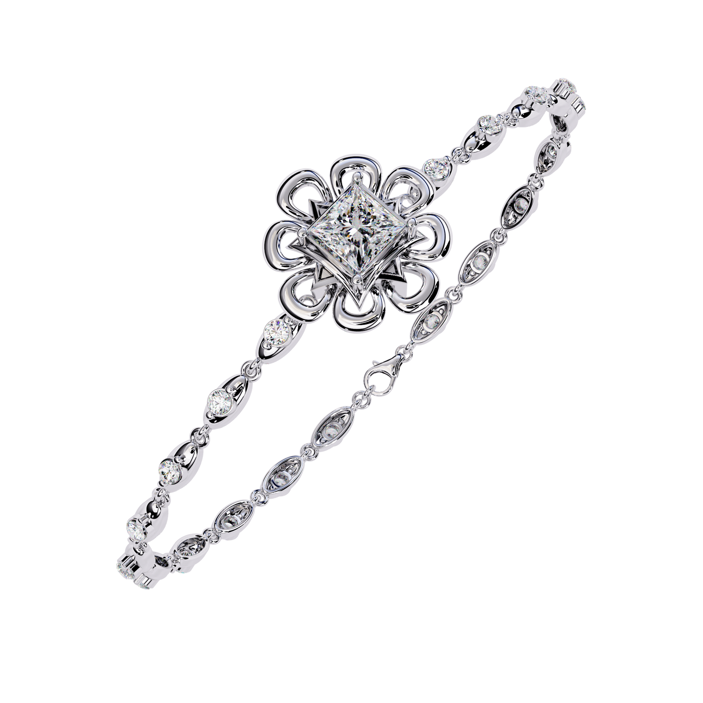 Graceful Spark Diamond Bracelet