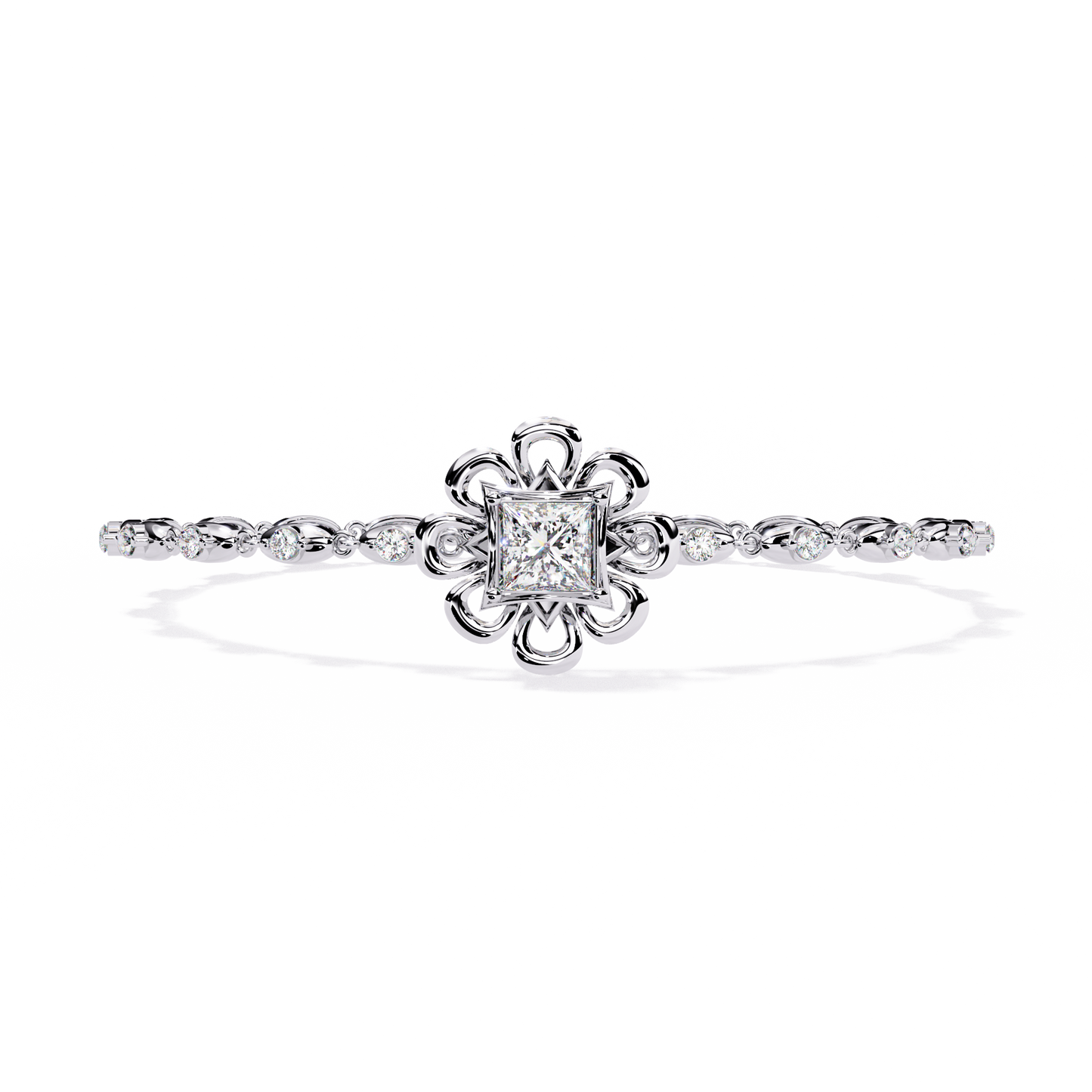 Graceful Spark Diamond Bracelet