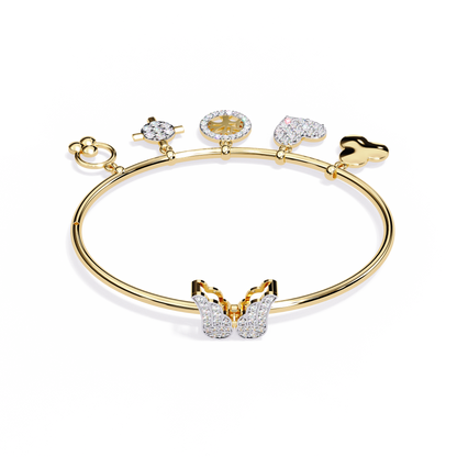 Whispering Charms Diamond Bracelet