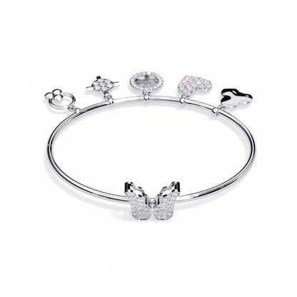 Whispering Charms Diamond Bracelet
