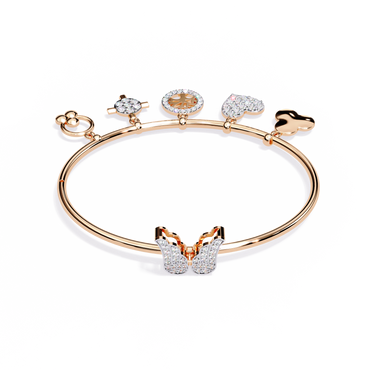 Whispering Charms Diamond Bracelet