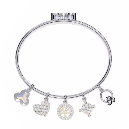 Whispering Charms Diamond Bracelet