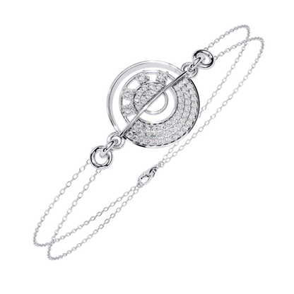 Magnolia Glow Diamond Bracelet