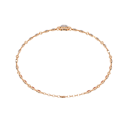 Golden Whisper Diamond Bracelet