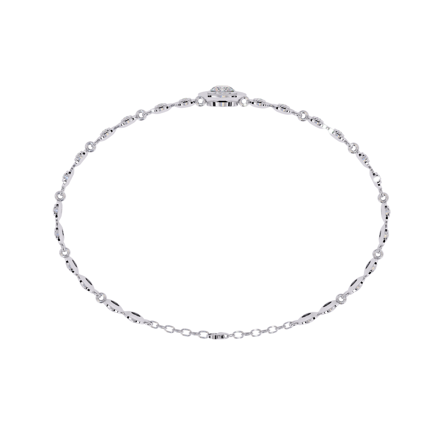 Golden Whisper Diamond Bracelet