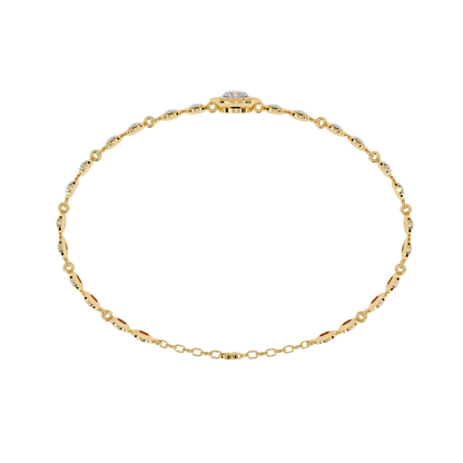 Golden Whisper Diamond Bracelet