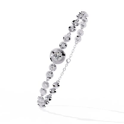 Golden Whisper Diamond Bracelet