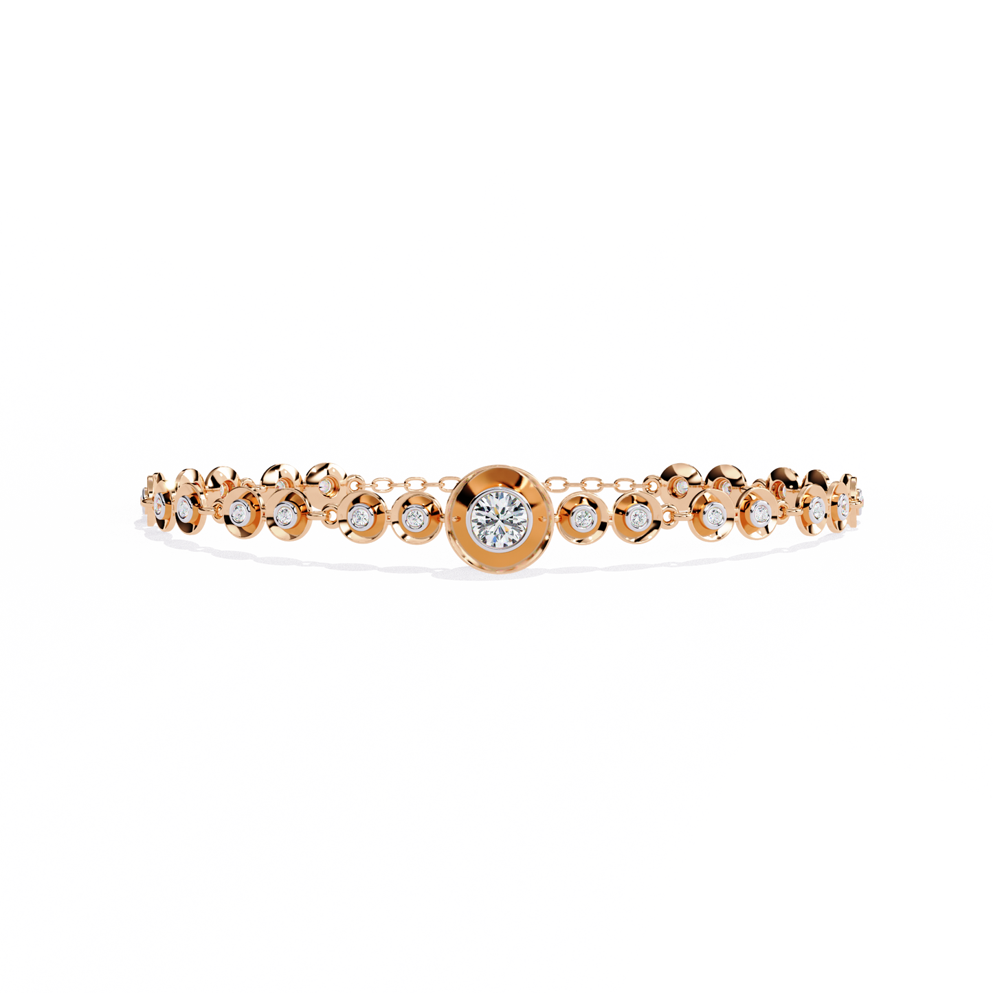 Golden Whisper Diamond Bracelet