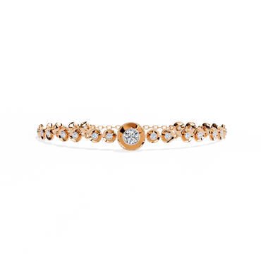 Golden Whisper Diamond Bracelet