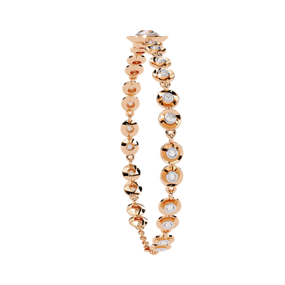 Golden Whisper Diamond Bracelet
