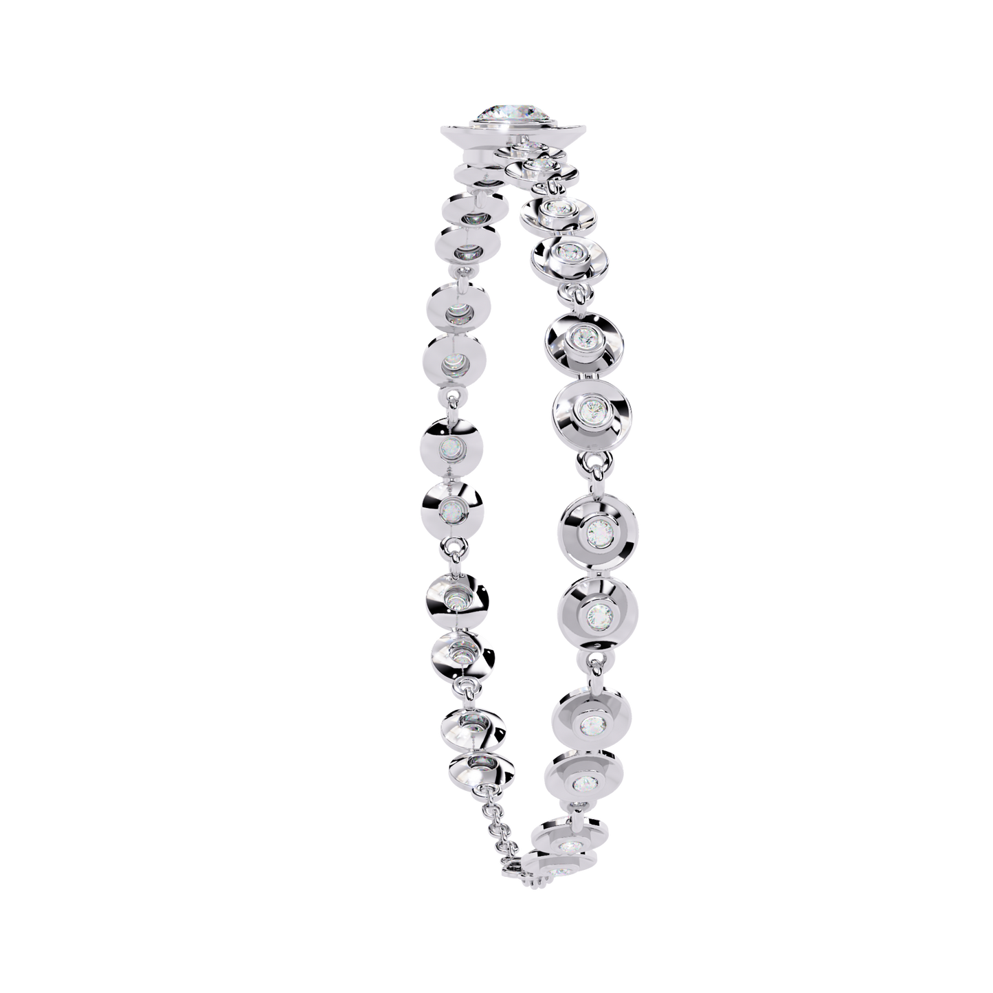 Golden Whisper Diamond Bracelet