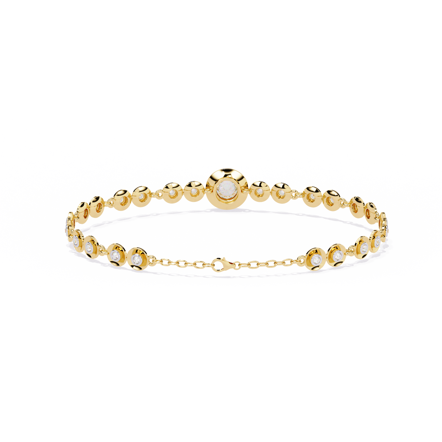 Golden Whisper Diamond Bracelet