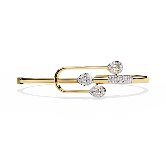 Daisy Gleam Diamond Bangle