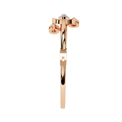 Daisy Gleam Diamond Bangle