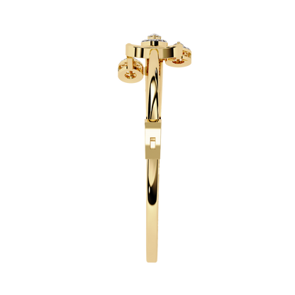 Daisy Gleam Diamond Bangle