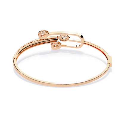 Daisy Gleam Diamond Bangle