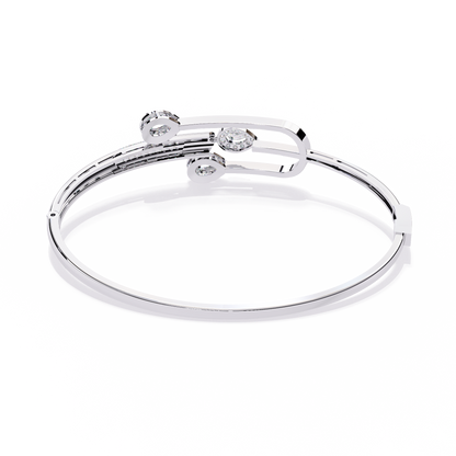 Daisy Gleam Diamond Bangle