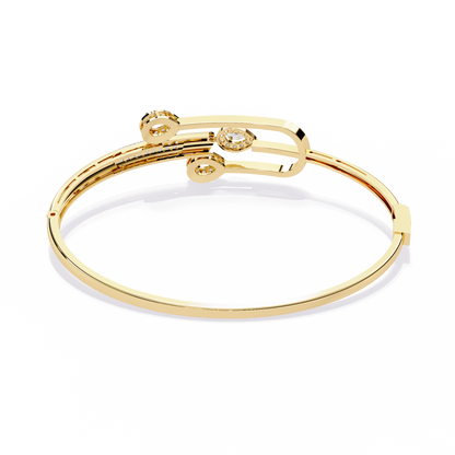 Daisy Gleam Diamond Bangle
