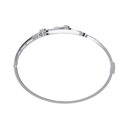 Daisy Gleam Diamond Bangle