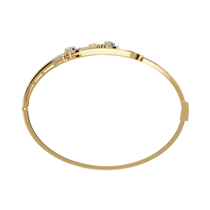 Daisy Gleam Diamond Bangle