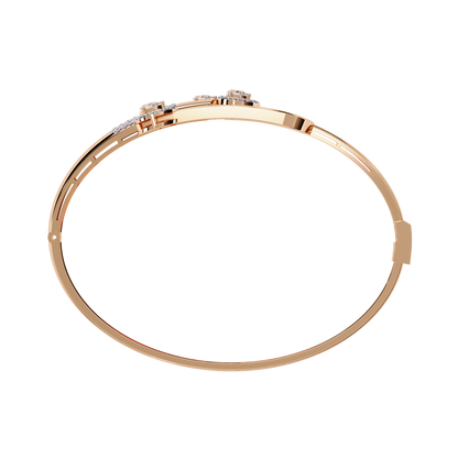 Daisy Gleam Diamond Bangle